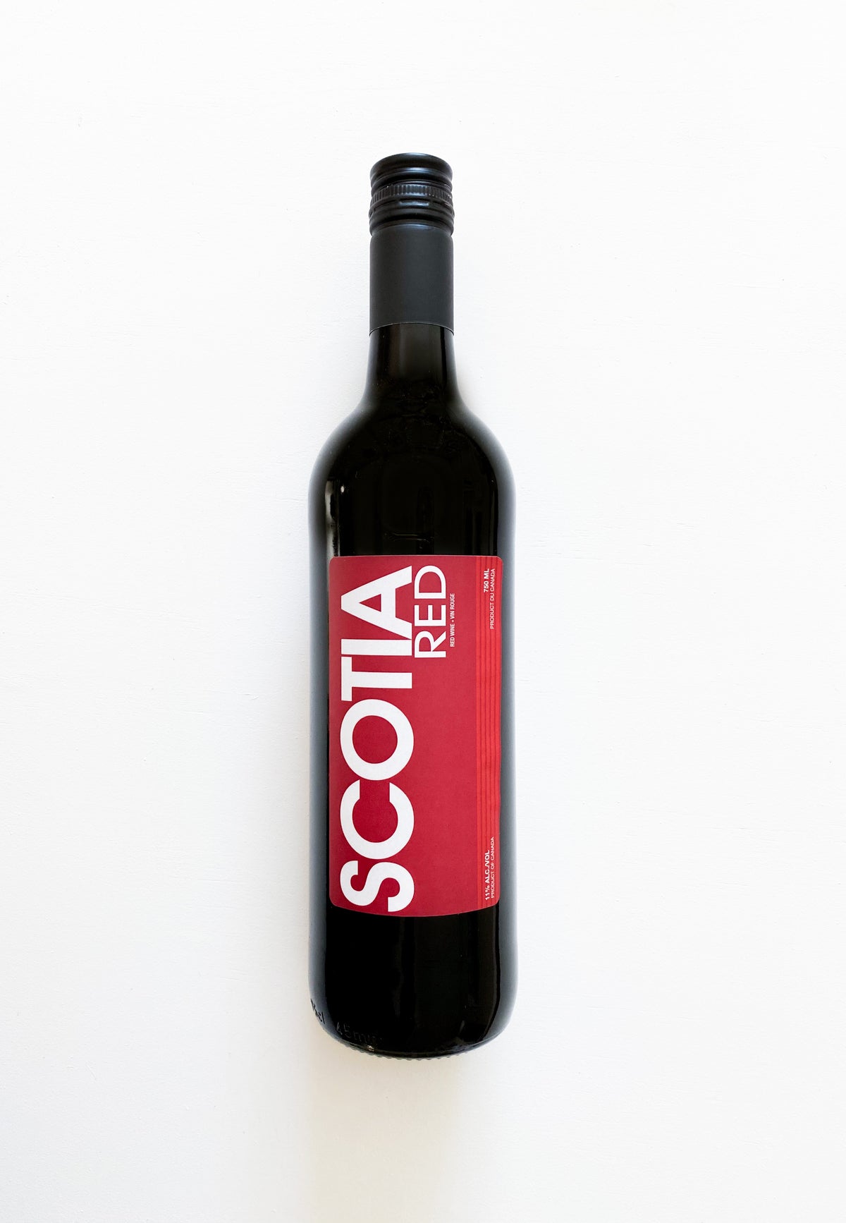 Bottle of Sainte-Famille Scotia Red.